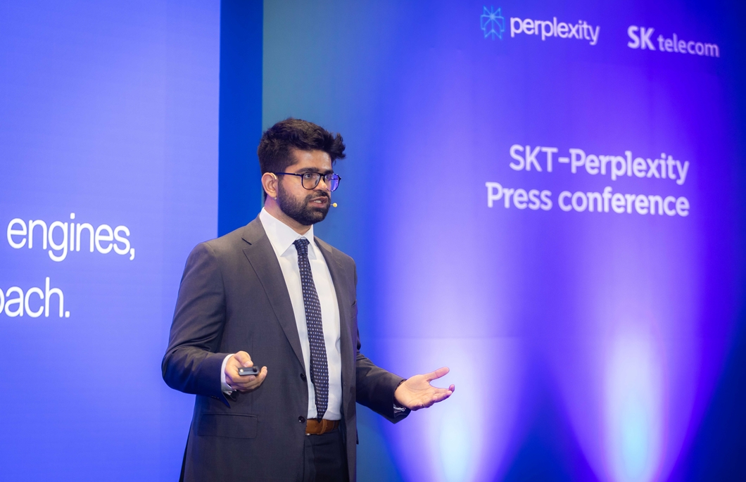 SKT-美 퍼플렉시티 AI ‘검색혁명’ 시동
