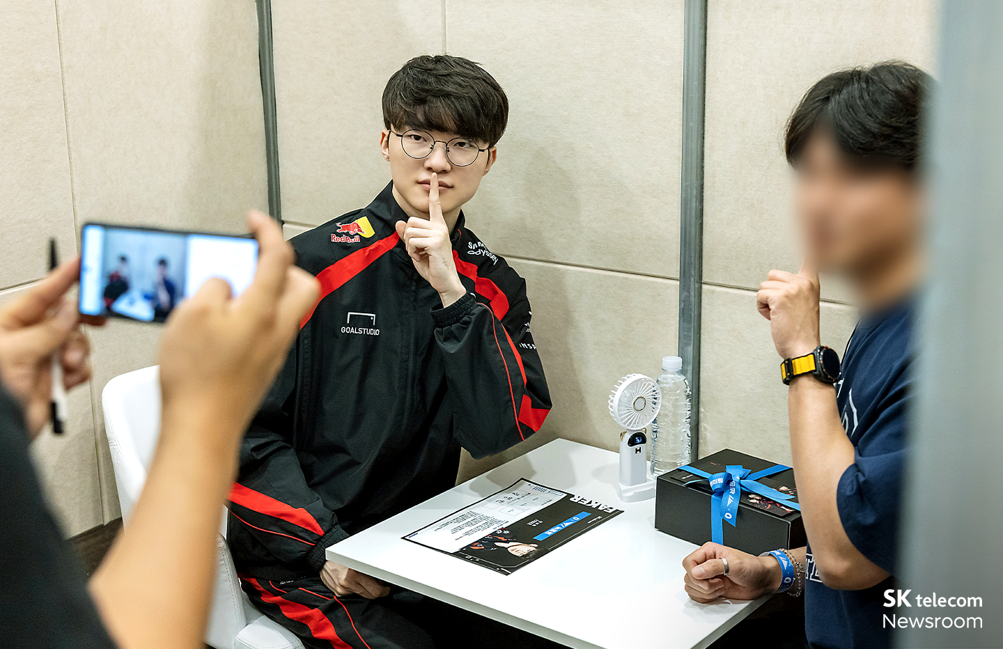 SKT 0청년과 T1 ‘제오페구케’의 만남 0×T1 녹음회 팬미팅 현장