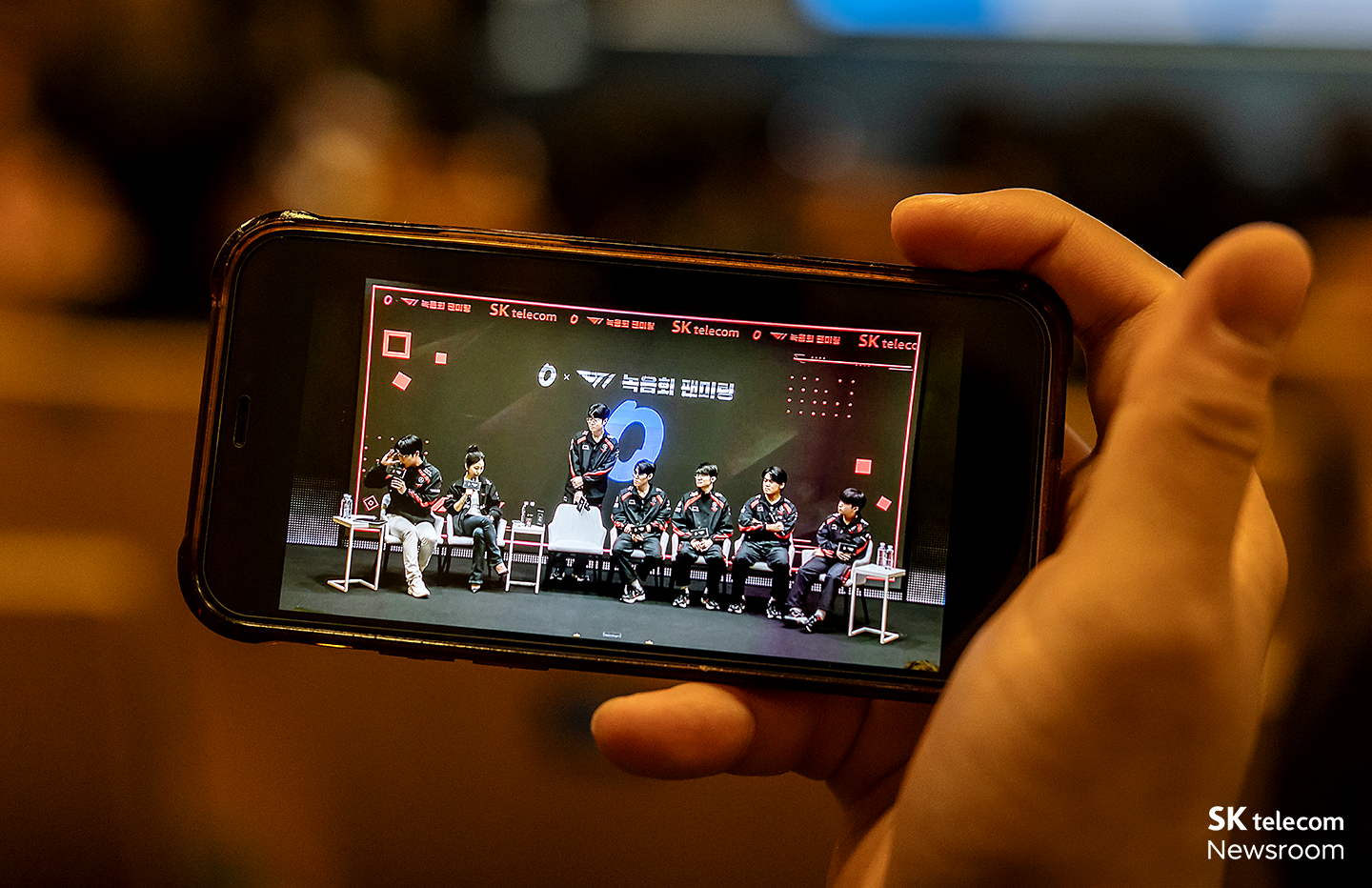 SKT 0청년과 T1 ‘제오페구케’의 만남 0×T1 녹음회 팬미팅 현장