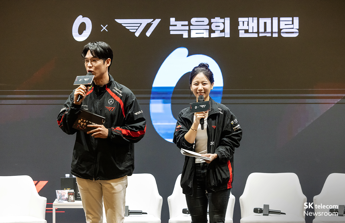 SKT 0청년과 T1 ‘제오페구케’의 만남 0×T1 녹음회 팬미팅 현장