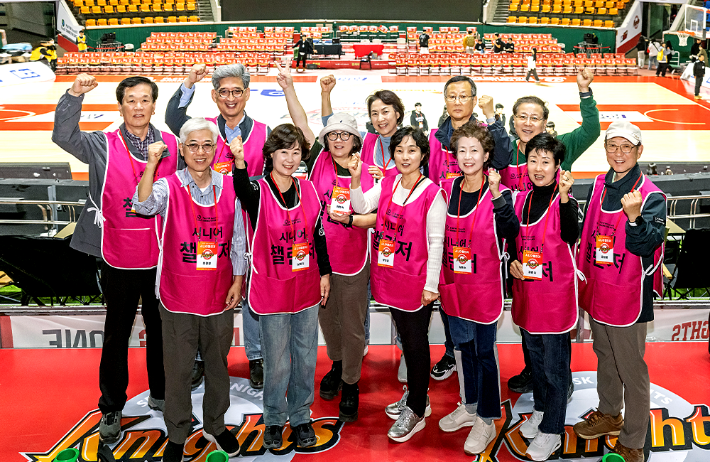 농구장에서 만난 새로운 도전 SK나이츠 시니어 챌린저의 첫 출근