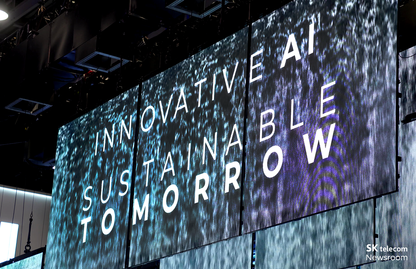 지속 가능한 미래를 그리다 CES 2025 SK 부스 살펴보기