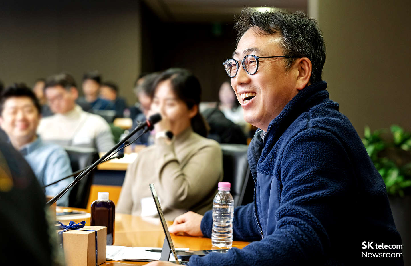 유영상 CEO-신임팀장 대화, 미래 리더십을 향한 첫 걸음