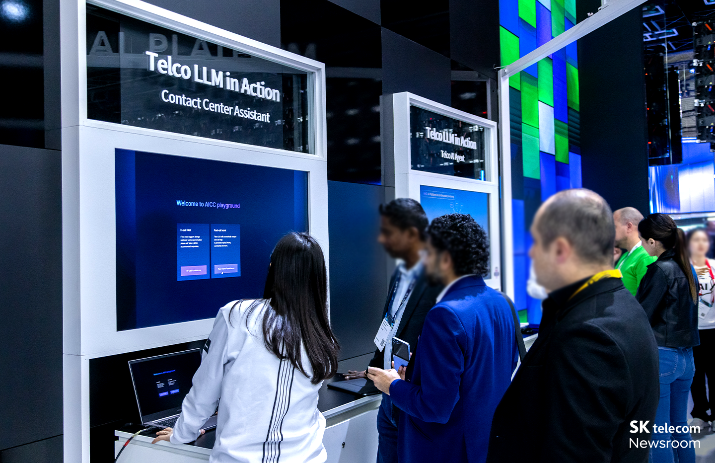 미래를 앞당기는 혁신적인 AI MWC25 SKT 부스 살펴보기