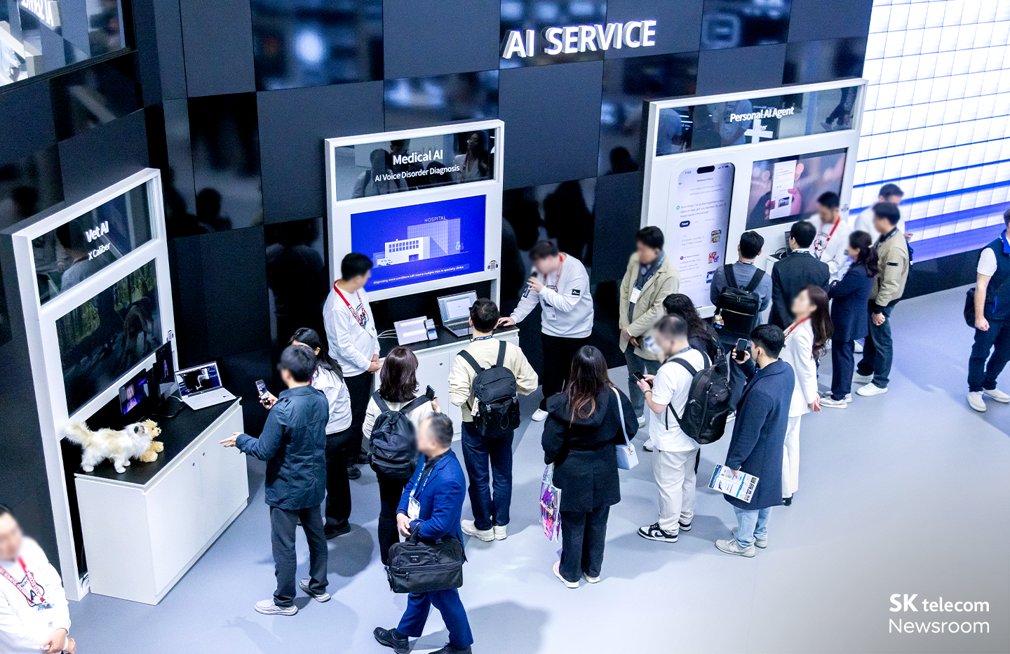 미래를 앞당기는 혁신적인 AI MWC25 SKT 부스 살펴보기