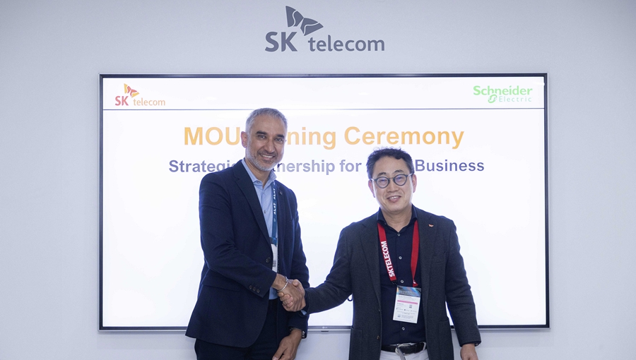 SKT 세계적 AI DC 솔루션 기업 슈나이더와 글로벌 시장 진출 협력