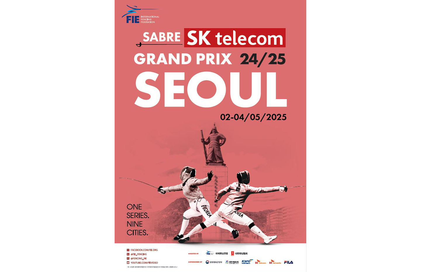 ‘2025 SKT 펜싱 그랑프리’ 찾아 서울에 모인 세계 최강의 펜서들_