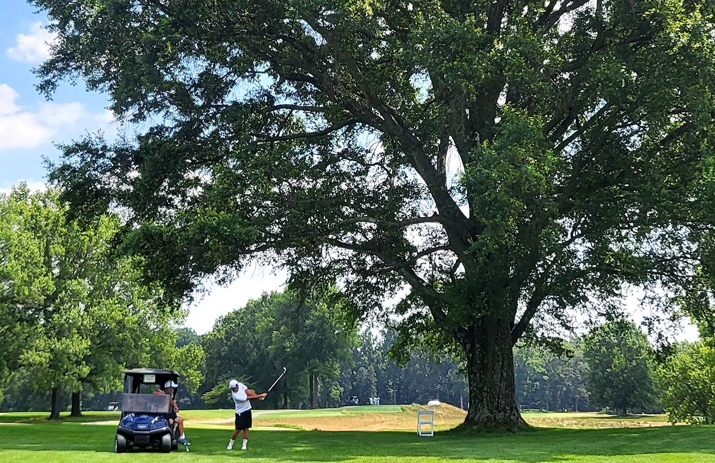 SKT로부터 출전 경비를 지원받아 US 어댑티브 오픈에 참가한 허도경 선수의 모습.. (사진=선수 제공)
