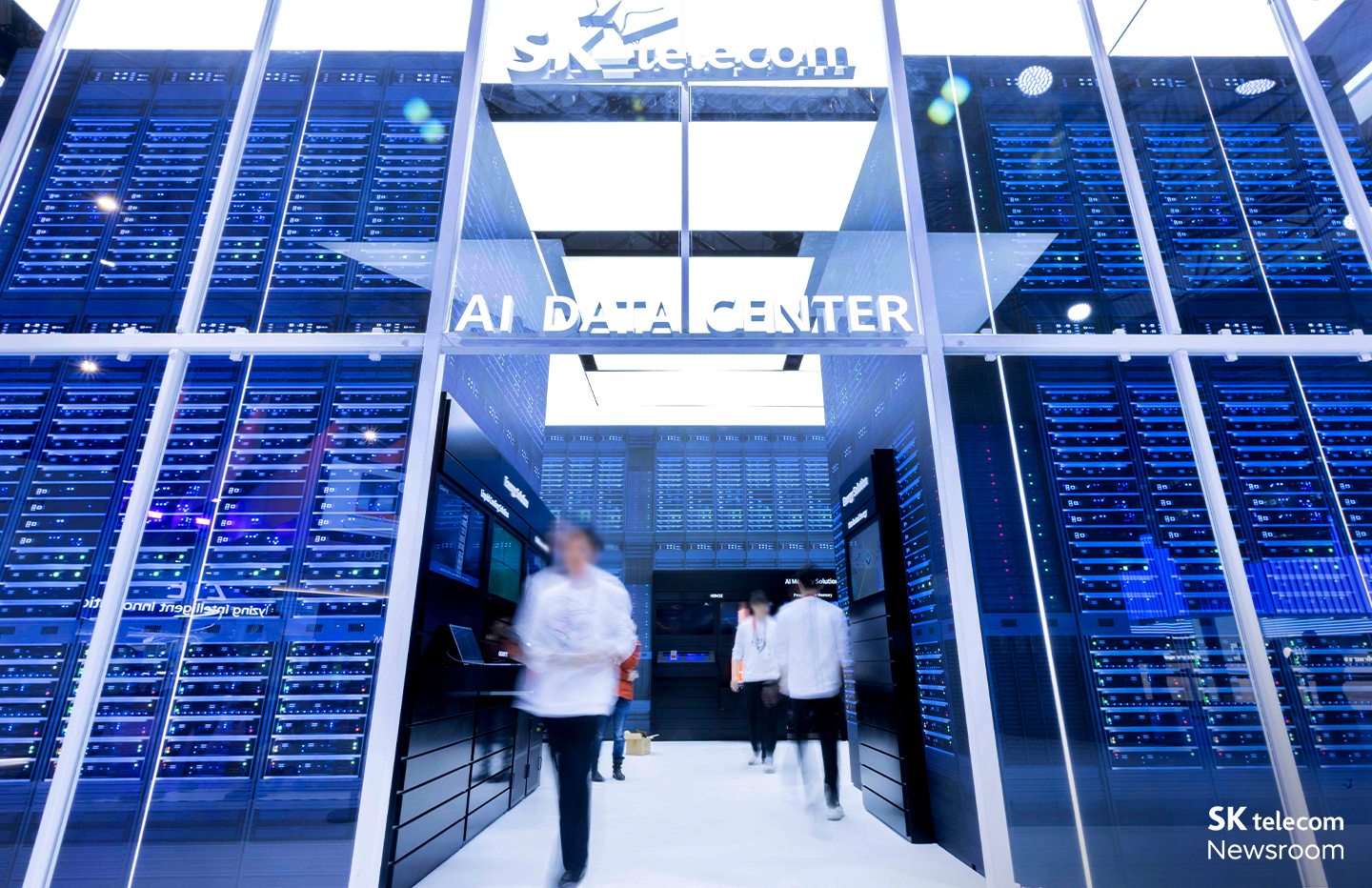 SKT’s AI DC Booth at MWC2025