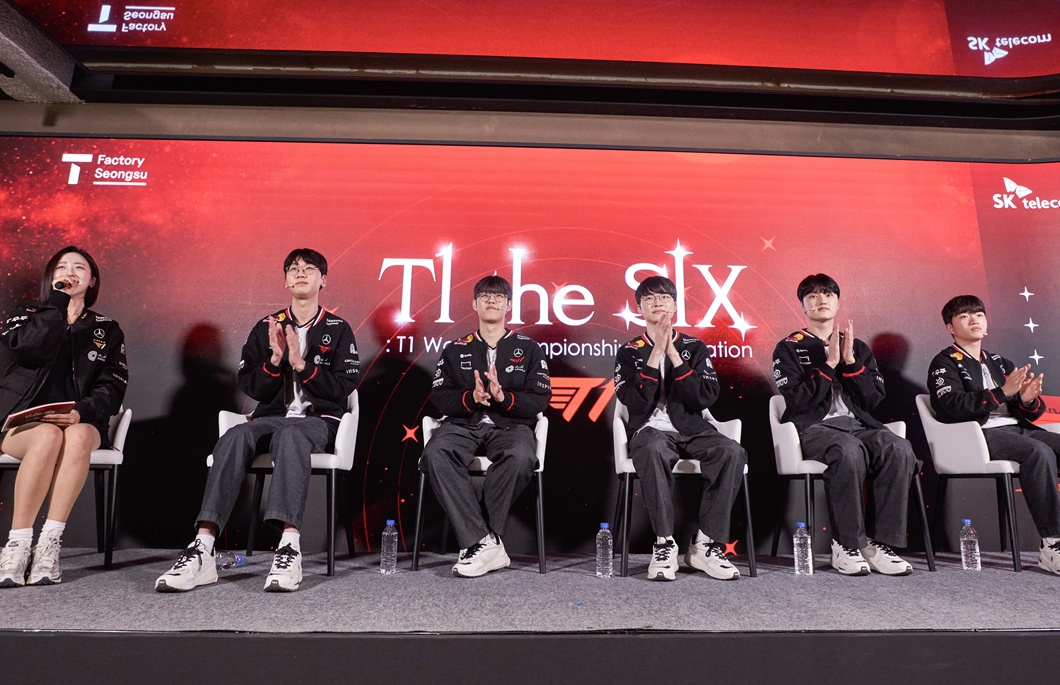 SKT, T팩토리서 T1 우승 기념 팬미팅 성료