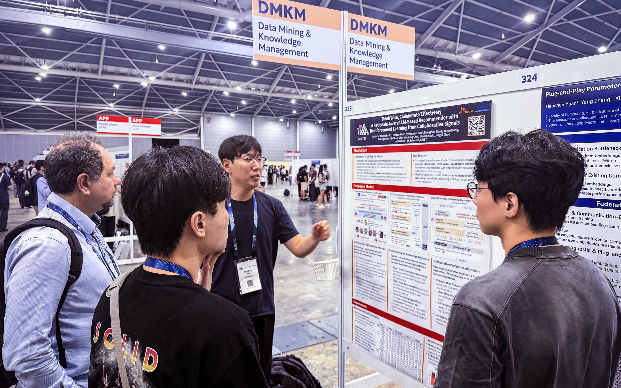 SKT ‘생각하는 AI 추천 모델’로 세계적 권위 AI 학회 무대 올랐다