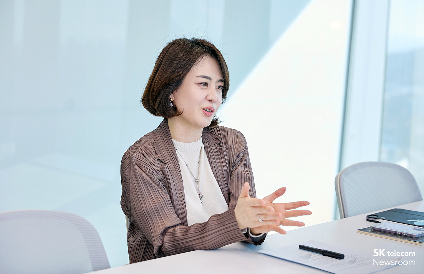 고객가치혁신실 이혜연 실장의 모습.