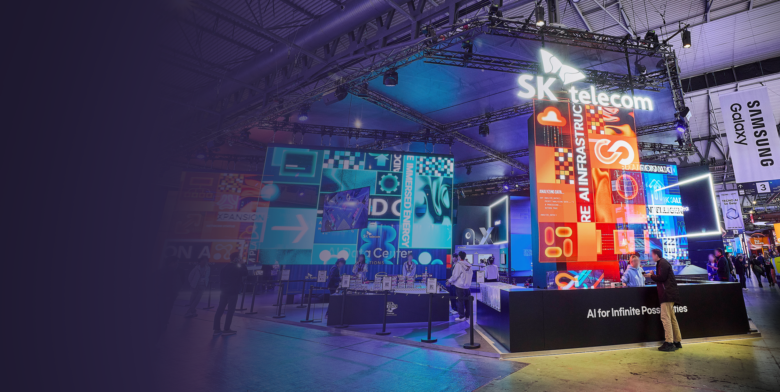 [여기는 MWC26] “AI를 하나부터 열까지 다 준비했다” SKT 전시관에서 만난 사람들<br />
