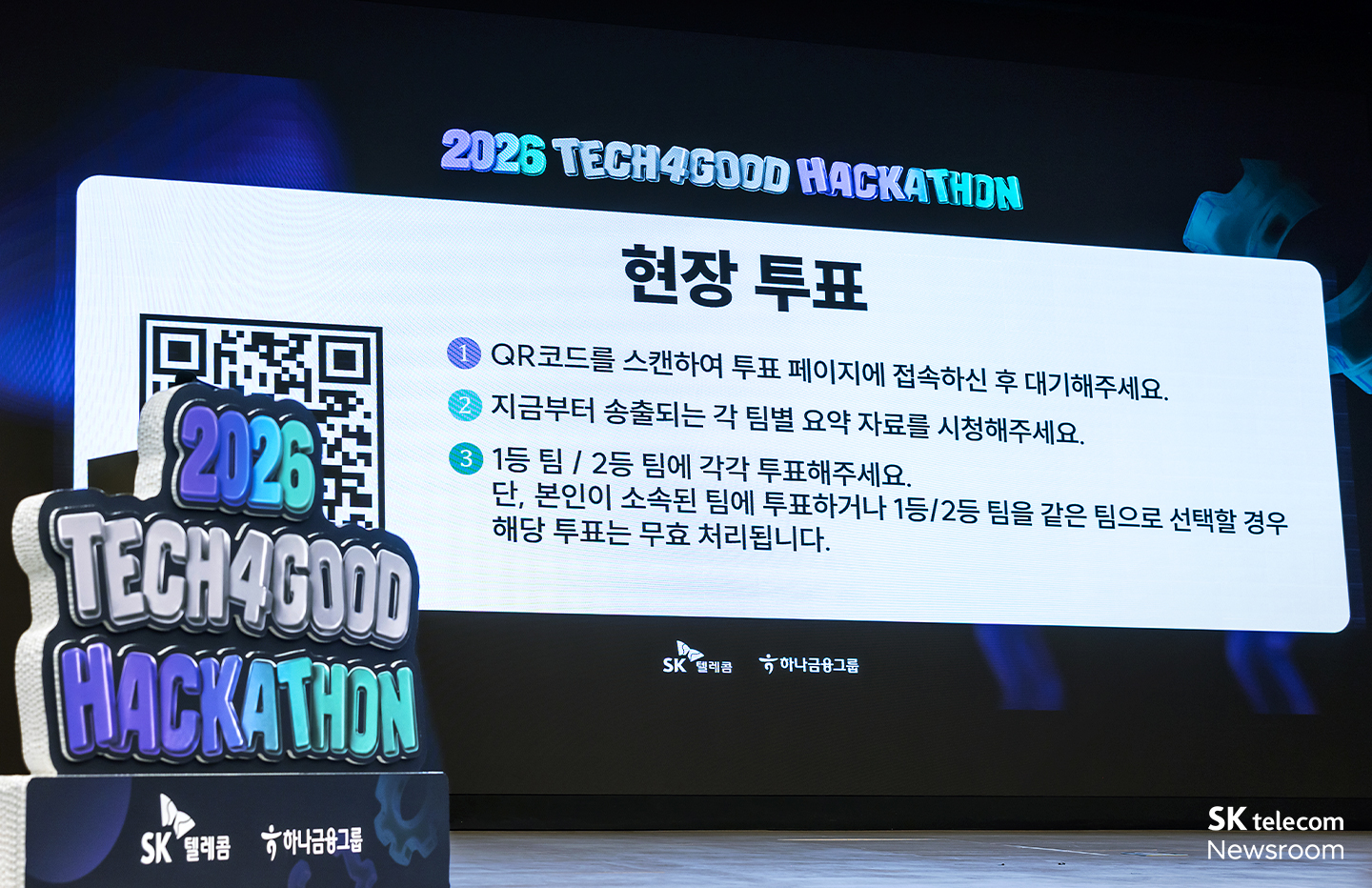 발표를 마친 뒤에는 현장 참가자들이 직접 우수팀 선정에 참여했다.