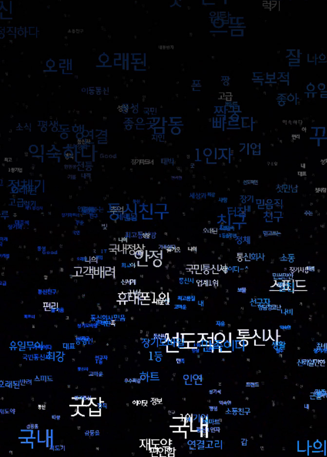 2천여 명의 고객이 바라본 SKT… 다양한 목소리를 담은 ‘Good Change’ 미디어아트