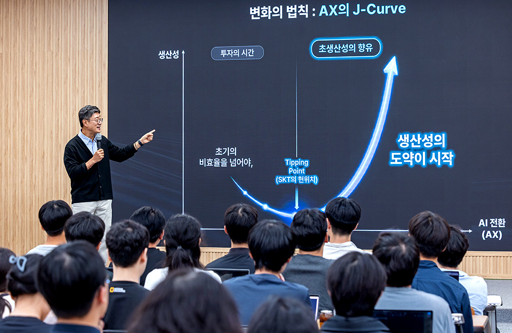 AI 시대의 선택과 기회, 정재헌 SKT CEO가 미래 AI 인재에게 전한 메시지